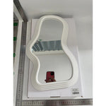 Oglinda de Perete, Flippy, Decorativa, pentru Baie, Dormitor, Sufragerie, Model Minimalist, Forma Asimetrica, 40.3x26