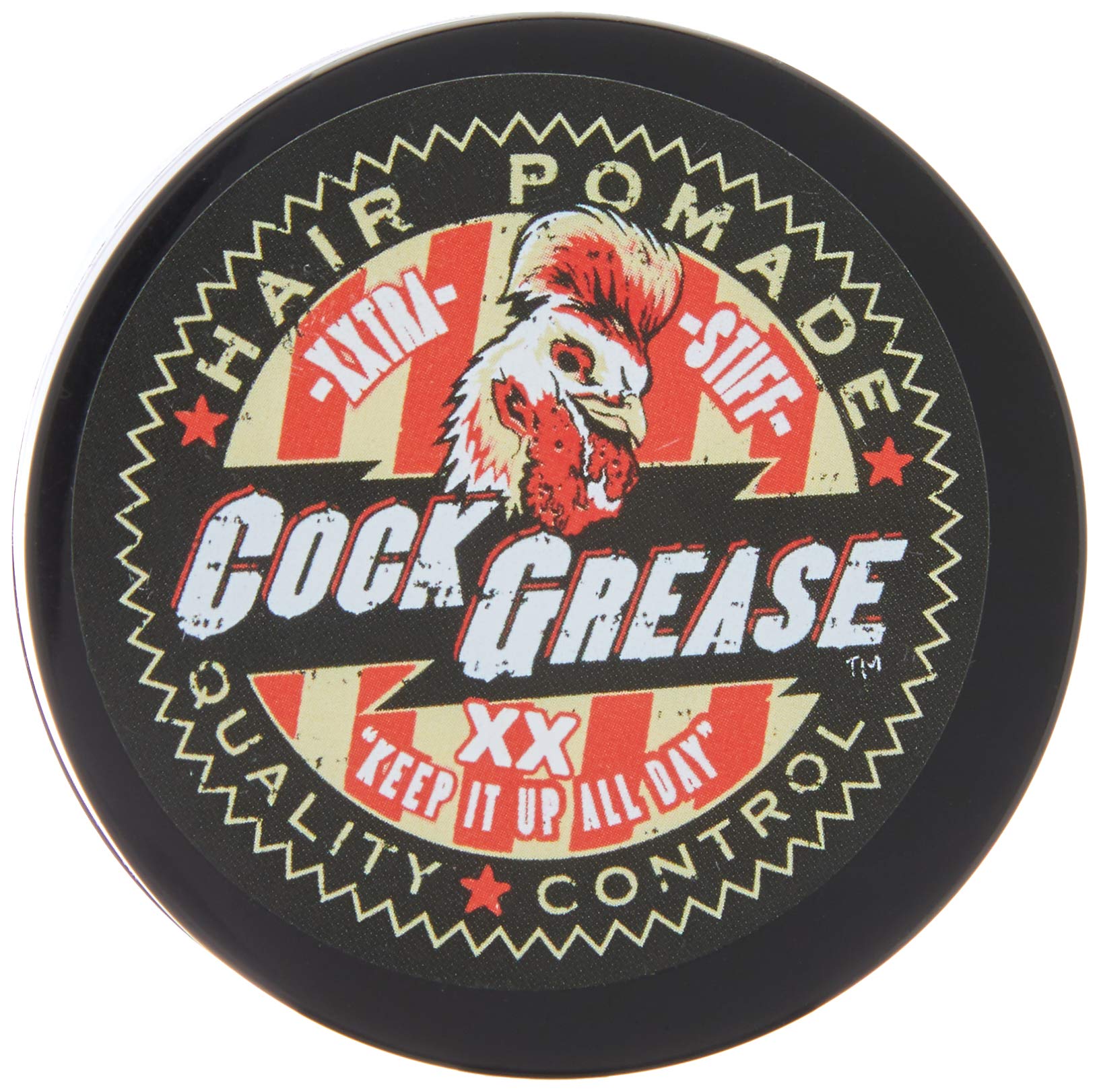 Cock Grease, Xxtra Stiff XX, Pomadă pentru coafat, Finisaj lucios, Fixare extra, 50 g