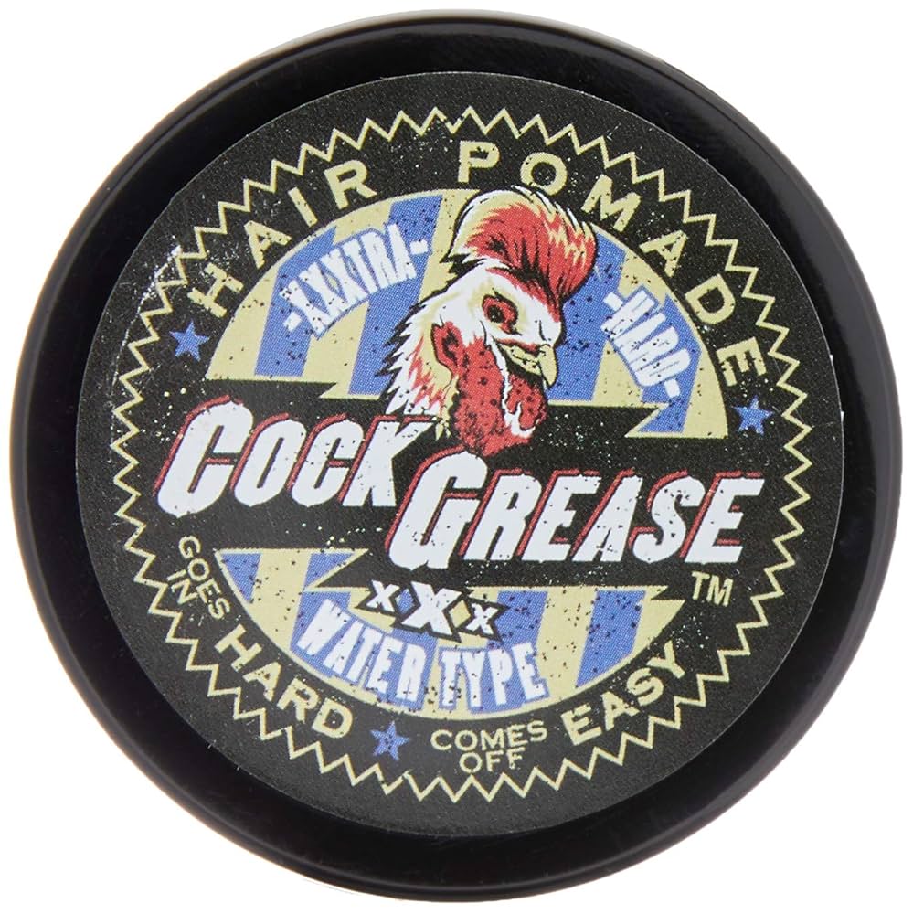 Cock Grease, Xxxtra Hard XXX, Pomadă pentru coafat, Finisaj mat, Fixare extra, 50 g