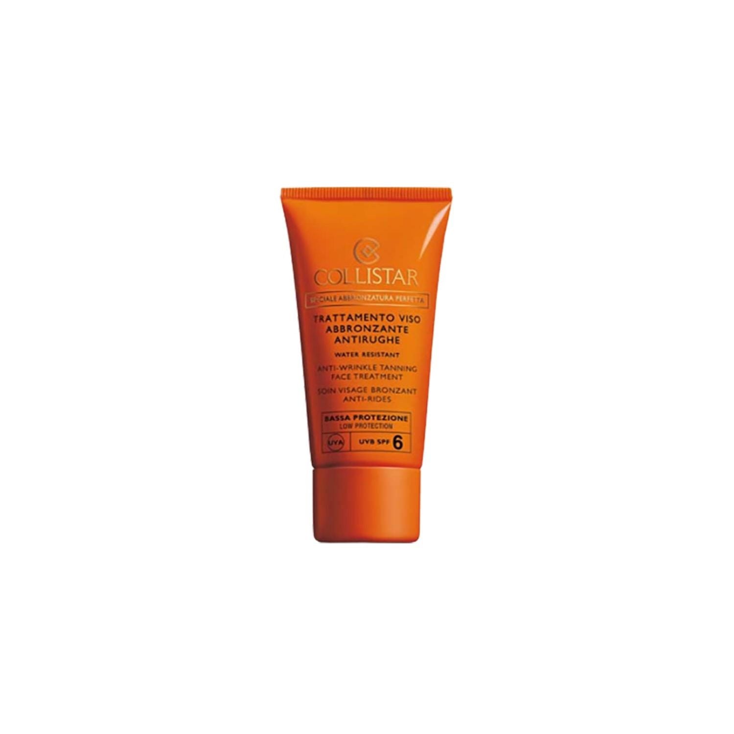 Collistar, Anti-Wrinkle Tanning, Hidratant, Zi, Cremă pentru tratament local, Pentru față, 50 ml