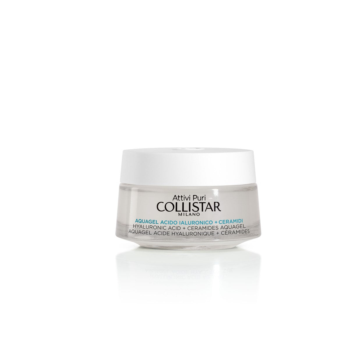 Collistar, Pure Actives, Acid hialuronic și ceramide, Hidratant, Zi & Noapte, Smântână, Pentru față, 50 ml