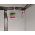 Set 6 Lumanari de Tort, Flippy, Model Creion cu Inimioare, 5.9 x 1.1 cm, din Ceara, Multicolor