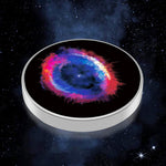 Spinner Giroscopic Metalic, Flippy, Jucarie Rotativa Anti-stres, Otel Inoxidabil, 3.8 x 0.6 cm, Efect Optic Galaxie,