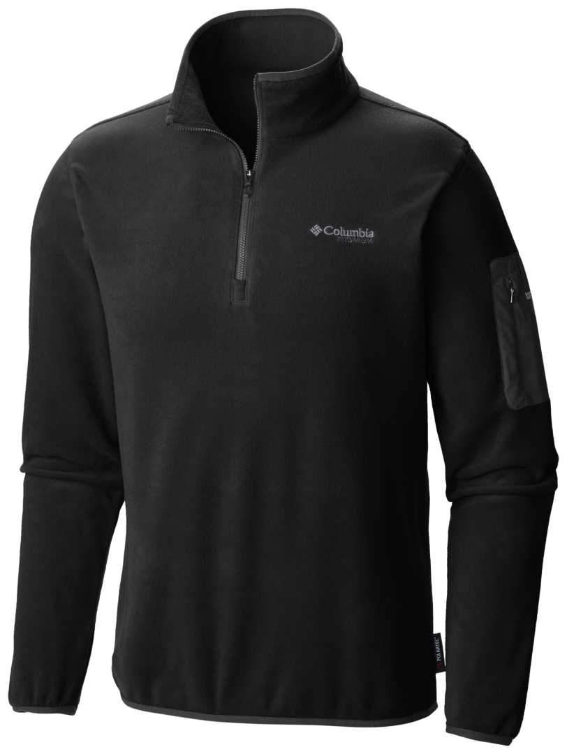 Columbia, Titan Pass 1.0, Half-zip fleece, Pulover sintetic pentru bărbați sportivi, L