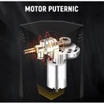 Compresor Auto Portabil cu Lanterna si Afisaj Electornic Flippy, DC 12V, 120W, 35L/min, Cablu de alimentare 3m, Pompa