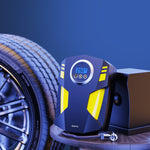 Compresor Auto Portabil cu Lanterna si Afisaj Electornic Flippy, DC 12V, 120W, 35L/min, Cablu de alimentare 3m, Pompa