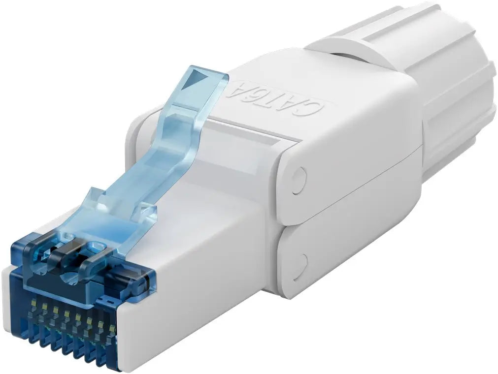 Conector RJ45 CAT6A UTP asamblare rapida fara unelte AWG24-22 Goobay 65941