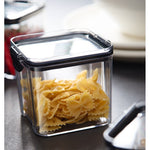 Recipient din Plastic, Flippy, pentru Alimente/Obiecte, Inchidere Ermetica, 10.2 x 9.8 cm, 700 ml, Transparent