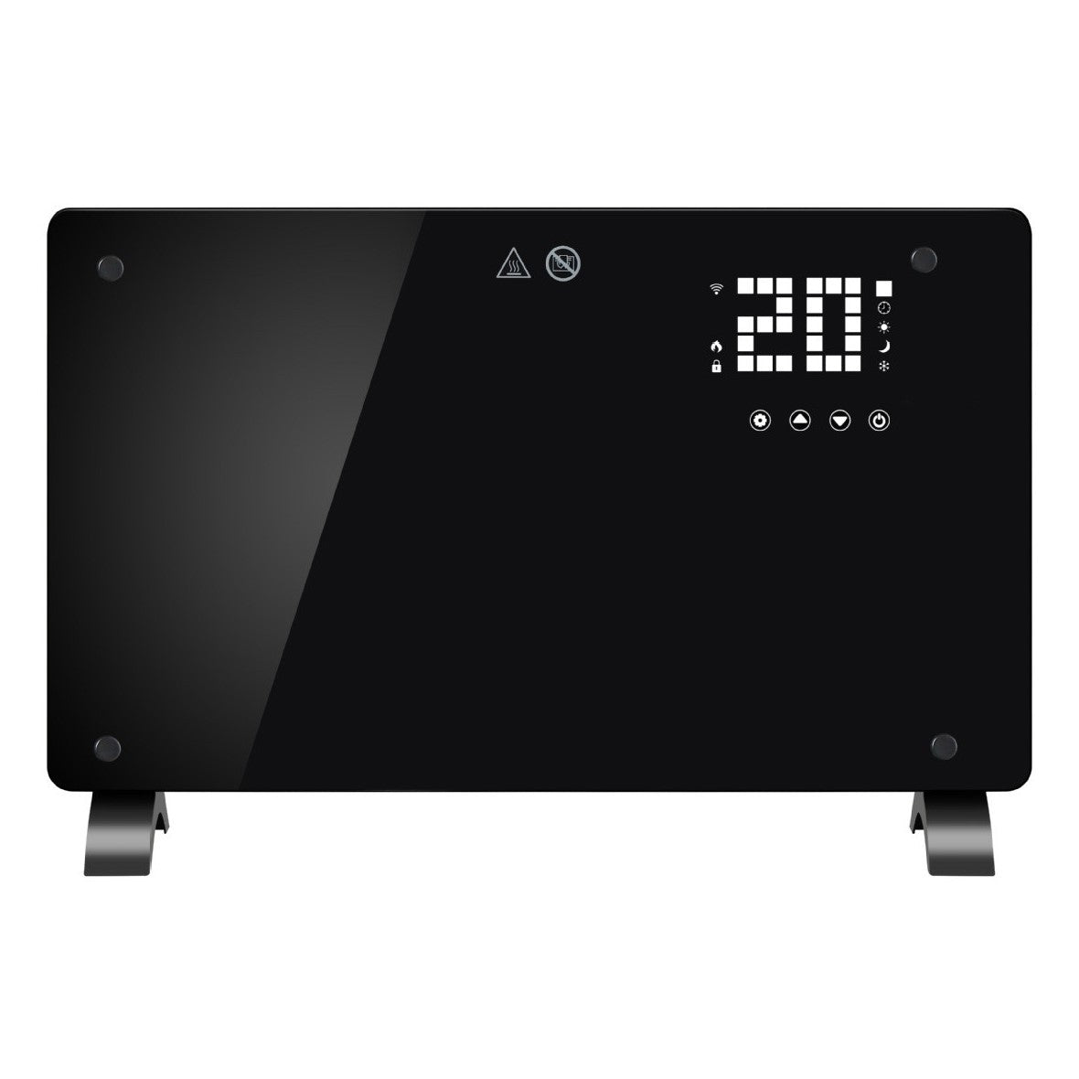 Convector Electric, Flippry, 2000W, Wi-Fi, Termostat, afisaj LED, Touch Screen, Control din Telefon, 82.3x12x45.6 cm,