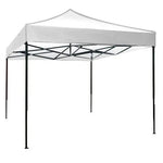 Cort pliabil pentru Evenimente, cadru metalic pentru curte si gradina, 2x2 m, Alb, Flippy