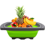 Cos de Scurgere Retractabil pentru Chiuveta, Flippy, cu Filtru, pentru Fructe si Legume, de Uz Casnic, 39x12 cm, Design