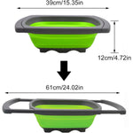 Cos de Scurgere Retractabil pentru Chiuveta, Flippy, cu Filtru, pentru Fructe si Legume, de Uz Casnic, 39x12 cm, Design