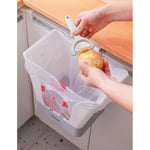 Cos de Gunoi Extensibil, Flippy, din Plastic, Reglabil, Pliabil, Versatil, pentru Bucatarie, Baie sau Birou, Cos