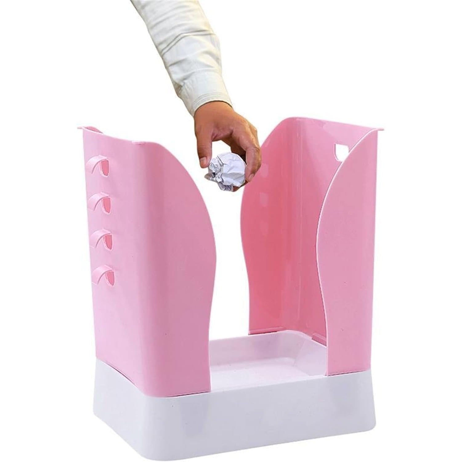 Cos de Gunoi Extensibil, Flippy, din Plastic, Reglabil, Pliabil, Versatil, pentru Bucatarie, Baie sau Birou, Cos