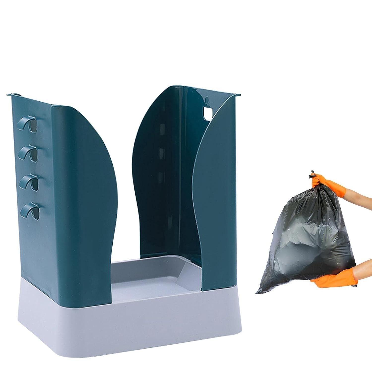 Cos de Gunoi Extensibil, Flippy, din Plastic, Reglabil, Pliabil, Versatil, pentru Bucatarie, Baie sau Birou, Cos