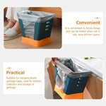Cos de Gunoi Extensibil, Flippy, din Plastic, Reglabil, Pliabil, Versatil, pentru Bucatarie, Baie sau Birou, Cos