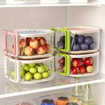 Cos de Scurgere pentru Fructe 2 in 1, Flippy, din Plastic Durabil, Filtru Telescopic, Scurgator de Fructe si Legume,
