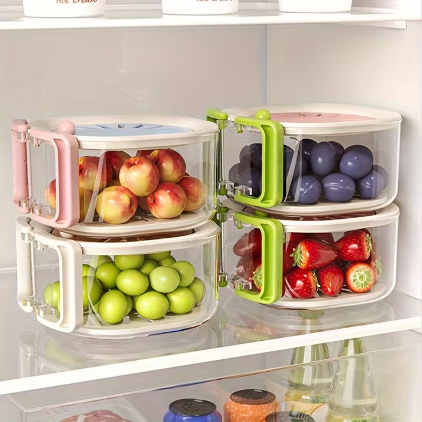 Cos de Scurgere pentru Fructe 2 in 1, Flippy, din Plastic Durabil, Filtru Telescopic, Scurgator de Fructe si Legume,