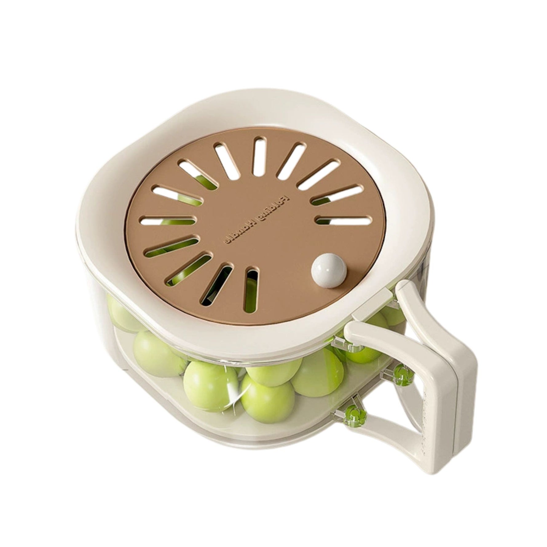 Cos de Scurgere pentru Fructe 2 in 1, Flippy, din Plastic Durabil, Filtru Telescopic, Scurgator de Fructe si Legume,