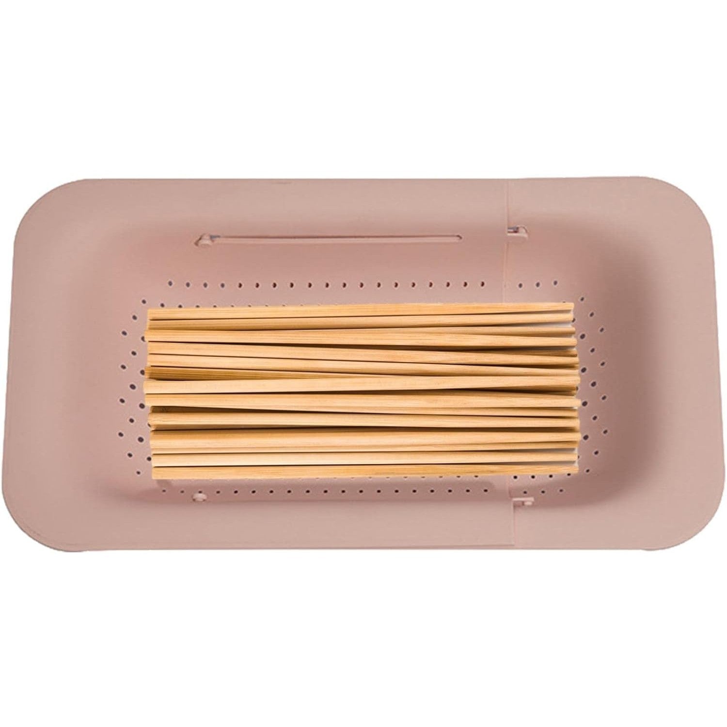 Cos pentru Scurgere Chiuveta de Bucatarie, Flippy, Plastic, Telescopic, 36x20x5 cm, Roz