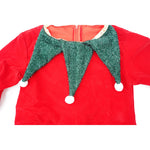 Costum Craciun pentru Fetite, Flippy, Spiridus, rosu, 4 - 6 ani, catifea