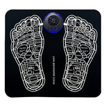 Covoras de Masaj pentru Picioare, EMS, 4 Niveluri de Intensitate, Incarcare USB, Ecran LED, Telecomanda Inclusa, Negru