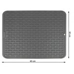 Covoras din Silicon pentru Scurgere Vase, Flippy, Uz Casnic, Rezistent la Temperaturi Ridicate, Izolator, 43x32.5 cm,
