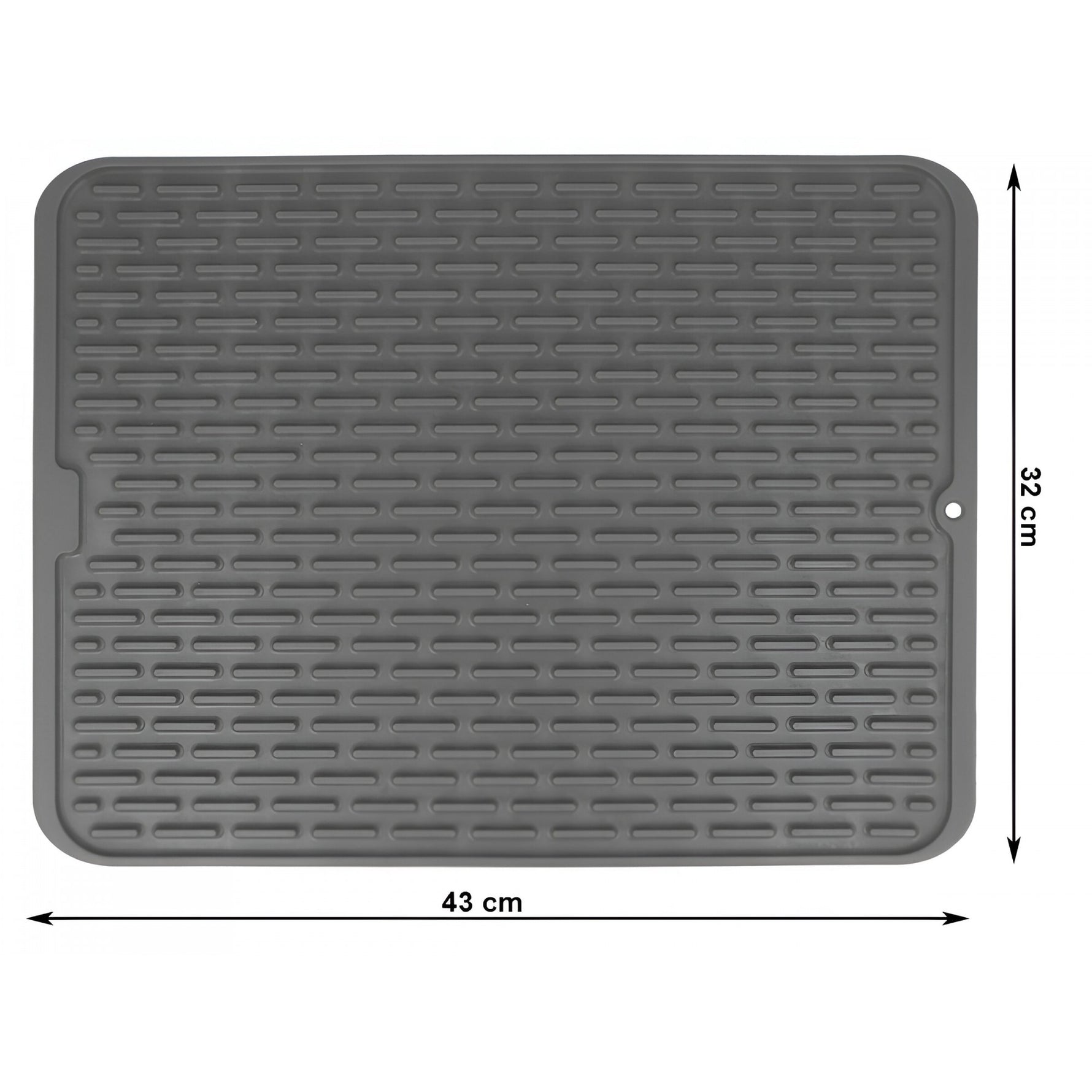Covoras din Silicon pentru Scurgere Vase, Flippy, Uz Casnic, Rezistent la Temperaturi Ridicate, Izolator, 43x32.5 cm,