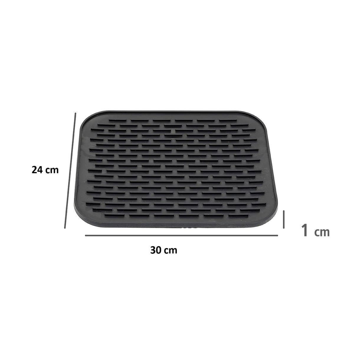 Covoras din Silicon pentru Scurgere Vase, Flippy, Uz Casnic, Rezistent la Temperaturi Ridicate, Izolator, 30x24 cm,