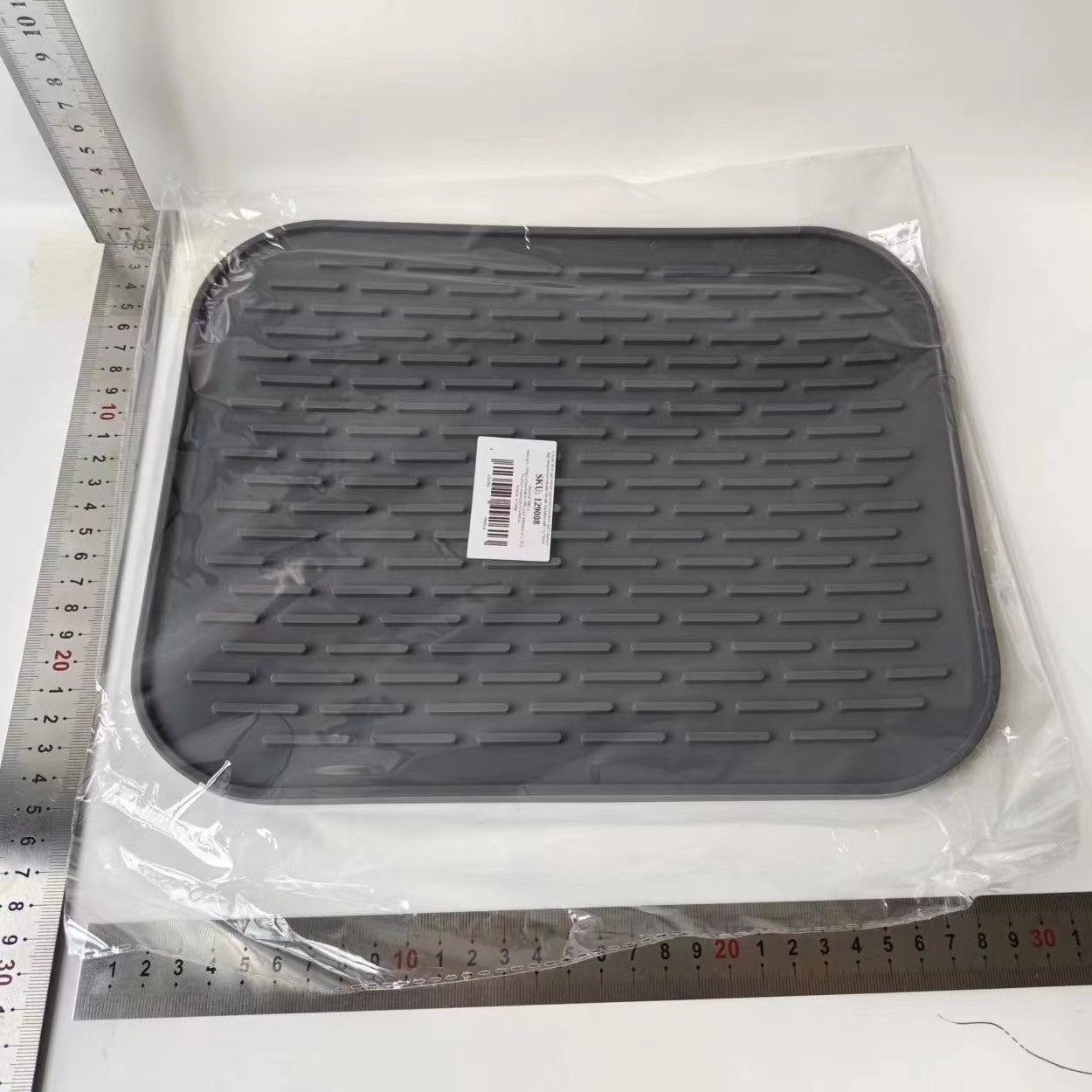 Covoras din Silicon pentru Scurgere Vase, Flippy, Uz Casnic, Rezistent la Temperaturi Ridicate, Izolator, 30x24 cm,