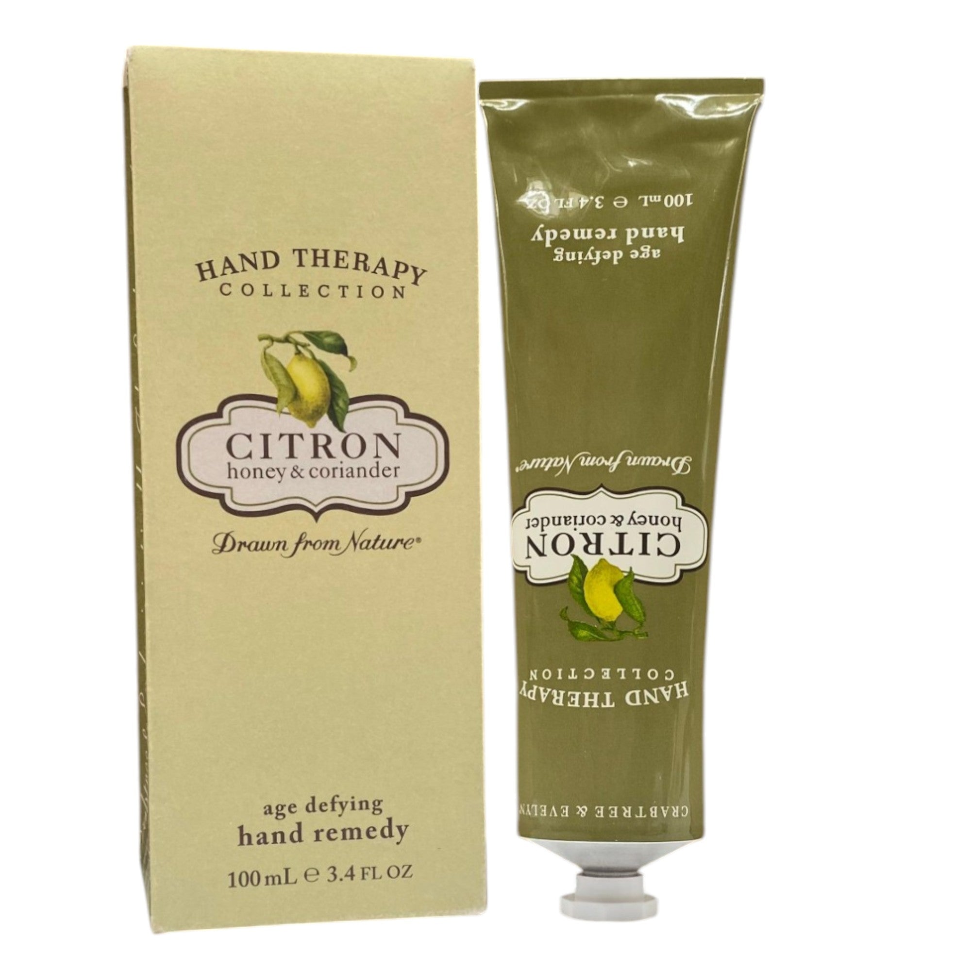 Crabtree & Evelyn, Citron, Honey & Coriander, Anti-îmbătrânire, Cremă pentru mâini, 100 g - Olmarkt