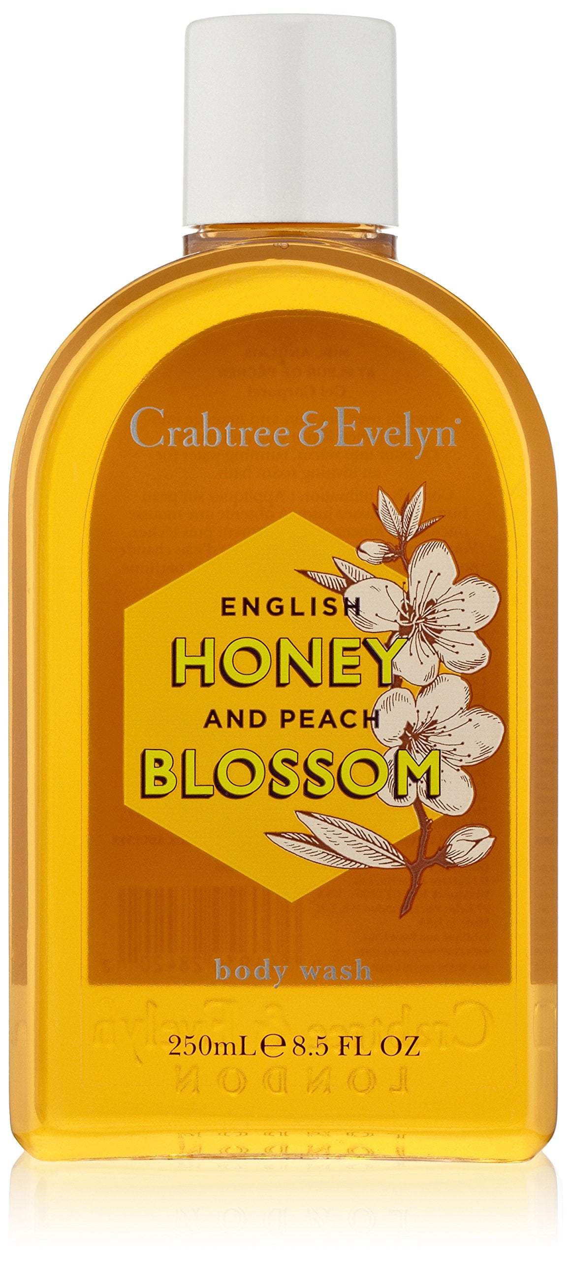 Crabtree & Evelyn, Honey & Peach Blossom, Hidratant, Gel de duș, 250 ml - Olmarkt