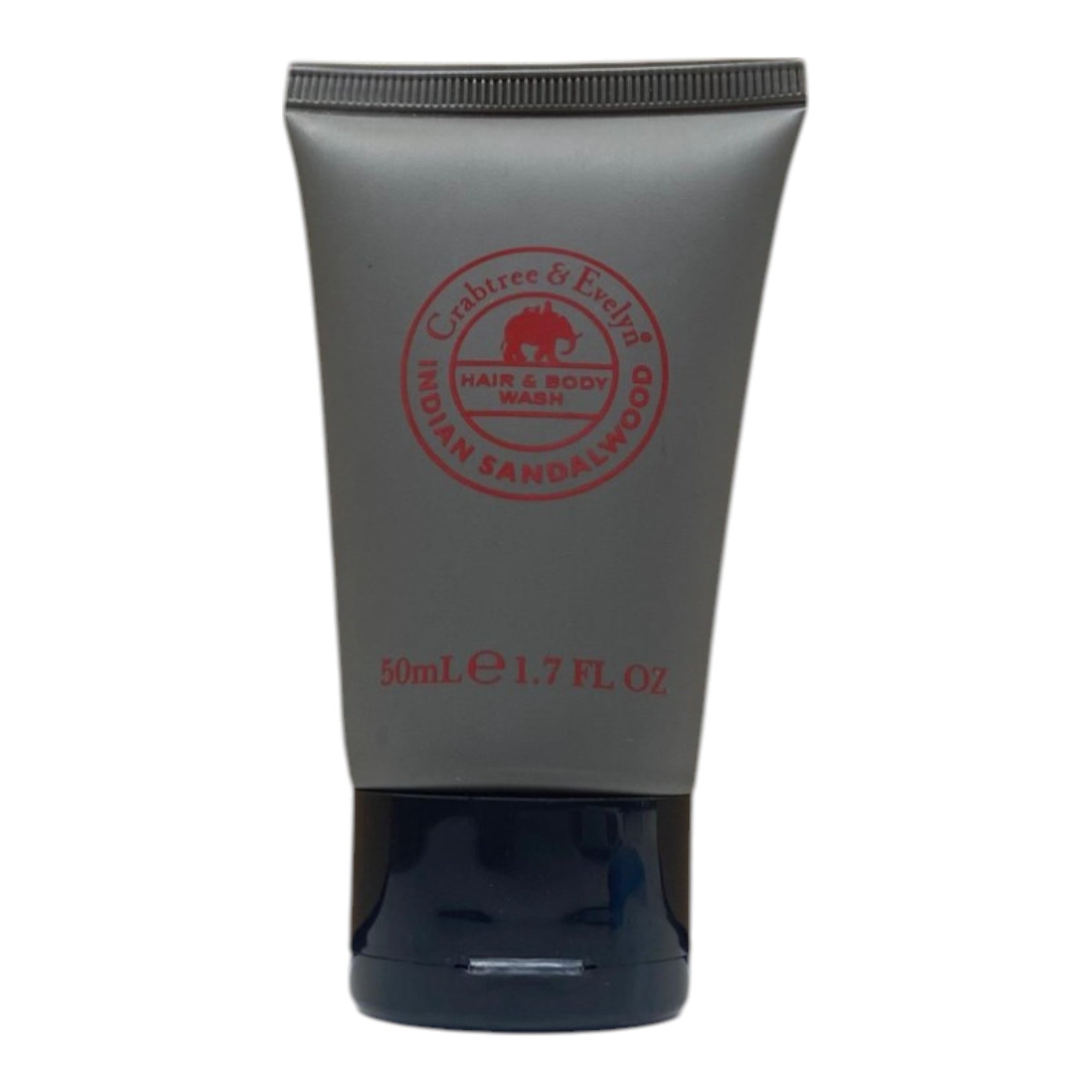 Crabtree & Evelyn, Indian Sandalwood, Gel de duș și șampon 2 în 1, 50 ml - Olmarkt