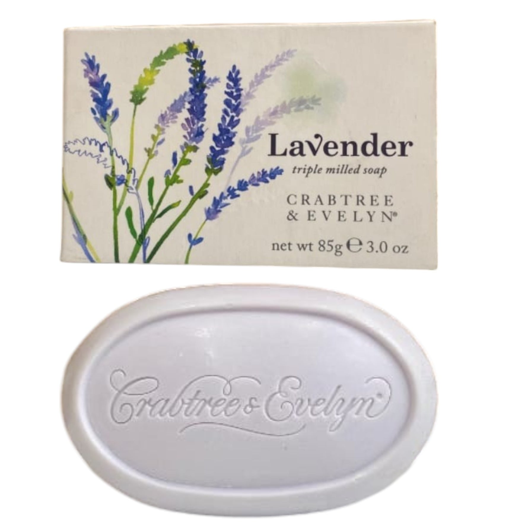 Crabtree & Evelyn, Lavander, Hidratant, Bucată de săpun, 85 g - Olmarkt