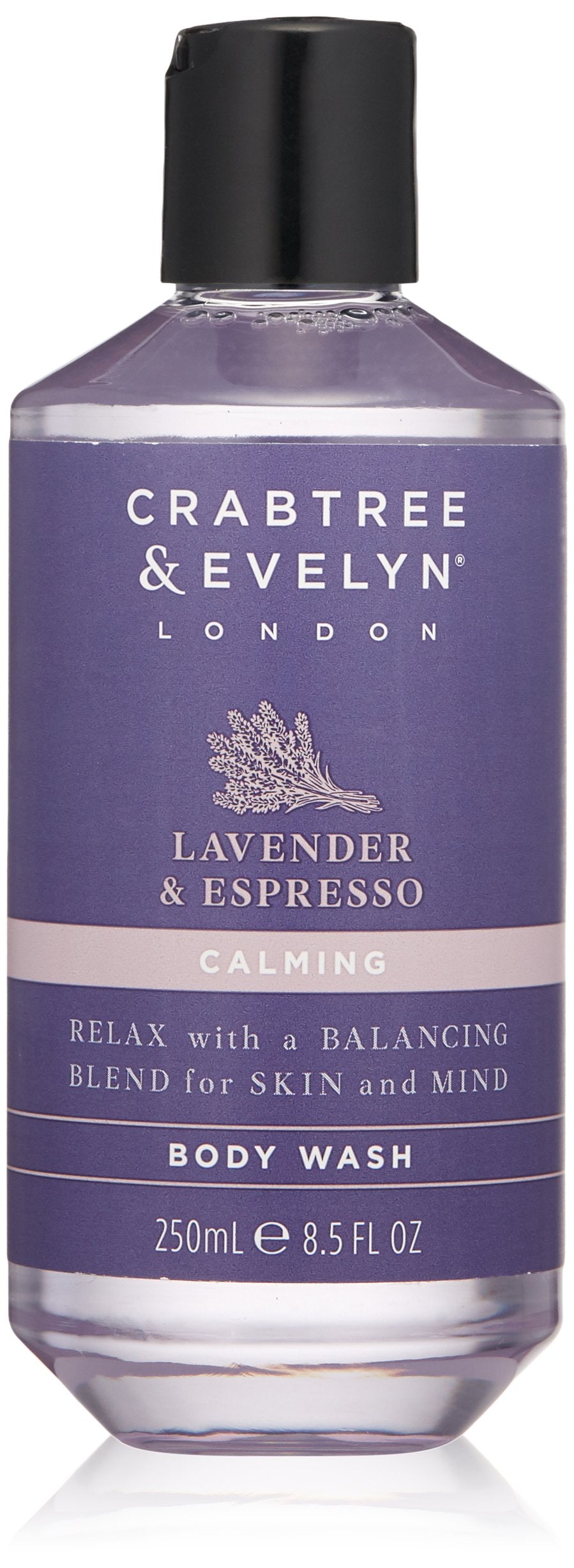 Crabtree & Evelyn, Lavender & Espresso, Calmant, Gel de duș, 250 ml - Olmarkt