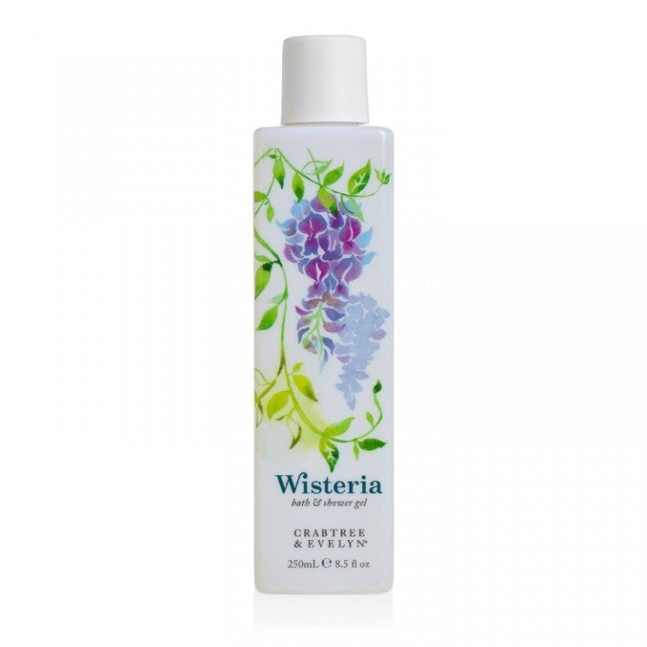 Crabtree & Evelyn, Wisteria, Curățare, Gel de duș, Pentru toate tipurile de piele, 250 ml - Olmarkt