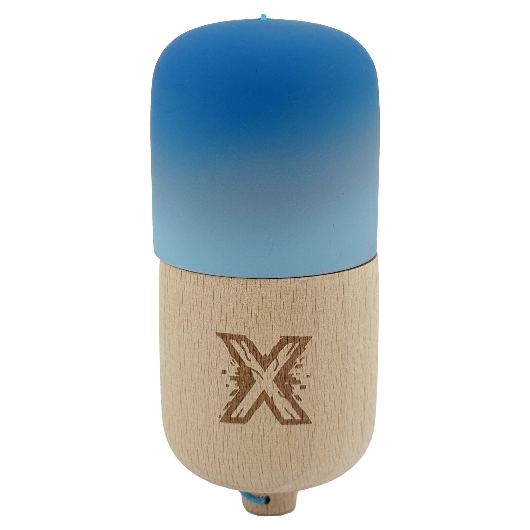Kendama Pill X Originala, Flippy, Profesionala Model Rubber Grip Pilula, din Lemn, Varsta 9+, Ata 62/65 cm, 11 x 5 x 5