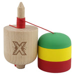 Kendama Pill X Originala, Flippy, Profesionala Model Rubber Grip Pilula, din Lemn, Varsta 9+, Ata 62/65 cm, 11 x 5 x 5