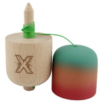 Kendama Pill X Originala, Flippy, Profesionala Model Rubber Grip Pilula, din Lemn, Varsta 9+, Ata 62/65 cm, 11 x 5 x 5