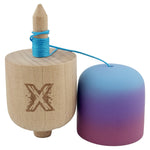 Kendama Pill X Originala, Flippy, Profesionala Model Rubber Grip Pilula, din Lemn, Varsta 9+, Ata 62/65 cm, 11 x 5 x 5