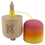 Kendama Pill X Originala, Flippy, Profesionala Model Rubber Grip Pilula, din Lemn, Varsta 9+, Ata 62/65 cm, 11 x 5 x 5