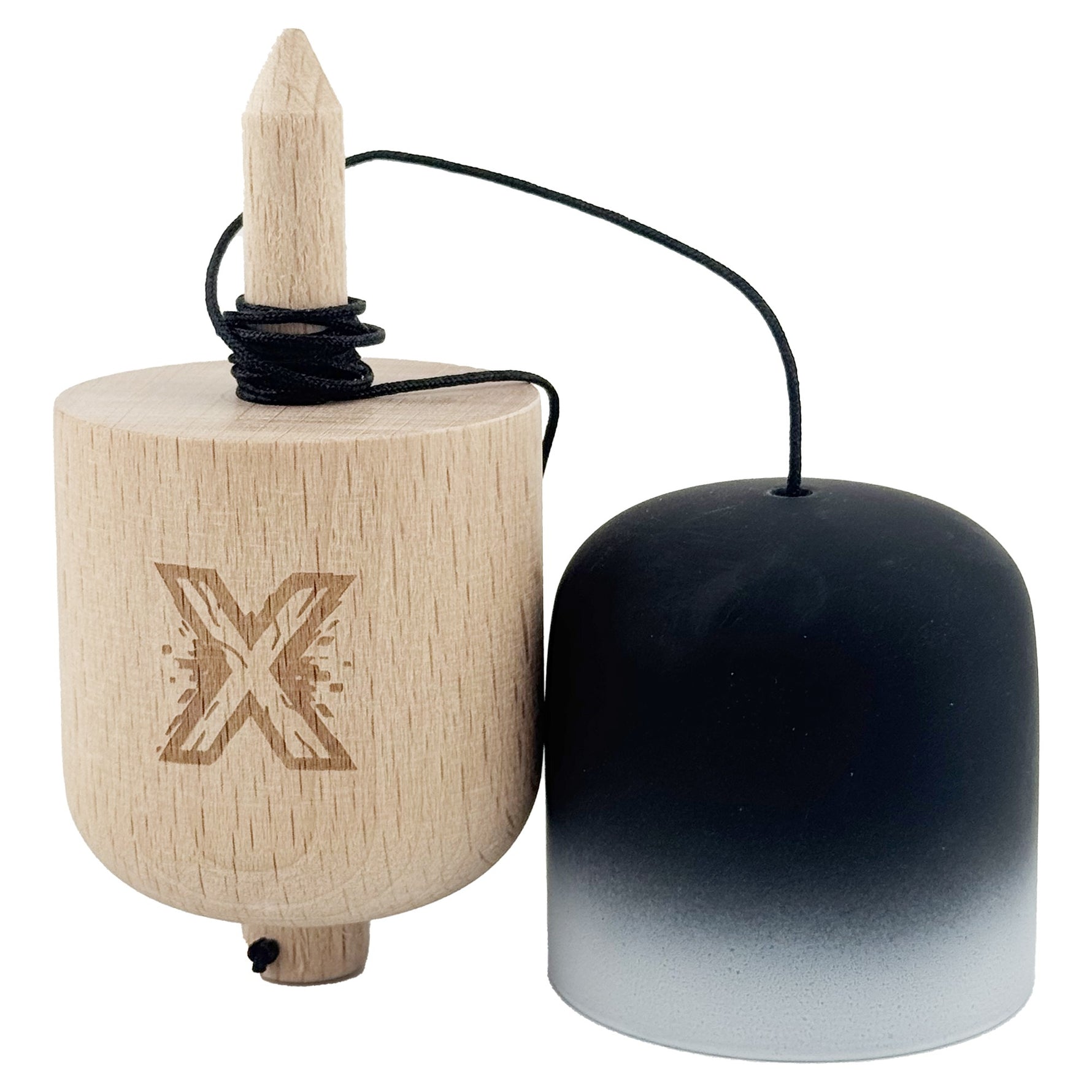 Kendama Pill X Originala, Flippy, Profesionala Model Rubber Grip Pilula, din Lemn, Varsta 9+, Ata 62/65 cm, 11 x 5 x 5