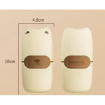 Mini Racleta de Curatare, Flippy, pentru Etichete, Adezivi, din ABS+ Metal, 2 Lame Incluse, Maro
