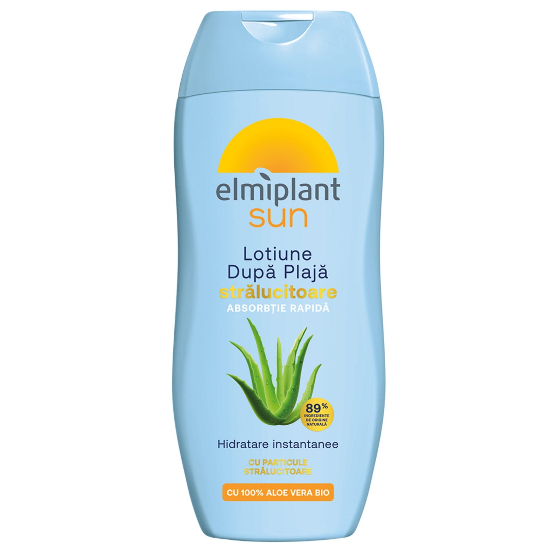 Crema Hidratanta Dupa Plaja, Lapte Hidratant cu Efect Stralucitor, Elmiplant Sun, 200 ml