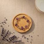 Farfurie din Lemn, Flippy, Rotunda, pentru Alimente sau Decor, 15 x 1.5 cm, Natur