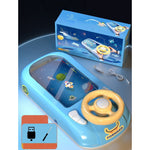 Joc Simulator de Condus, Flippy, 3-6 Ani, Volan Interactiv, Efecte Sonore, din ABS, USB Inclus, Albastru