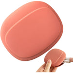 Husa din Silicon, Flippy, pentru Casti, Cabluri, Portabil, 8.5 x 10 x 2 cm, Rosu Oranj