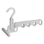 Suport Umerase, Flippy, Pliabil, Portabil, 5 Gauri pentru Umerase, Rotire 360 Grade, din Plastic, Alb