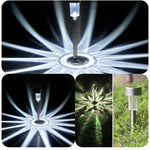 Lampa solara LED de Gradina, Flippy, Set 12 Bucati, Dispersor normal, putere 0.06W, Rezistenta IP 44, Lumina Alba Rece,