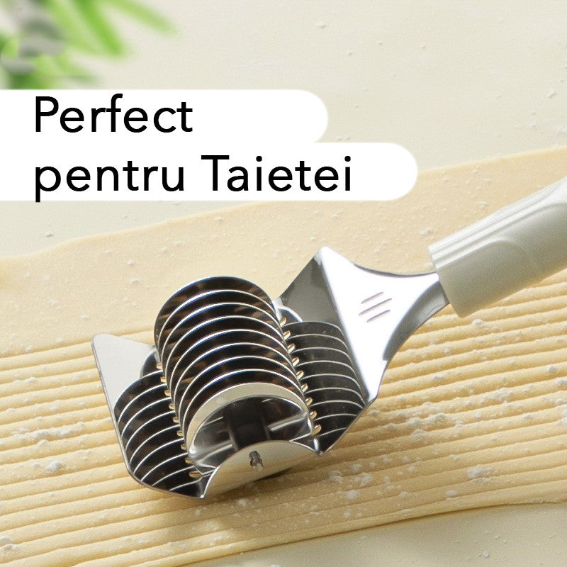 Dispozitiv de taiat Taietei, Flippy, din Plastic cu Inox Razatoare, Curatator de Legume-Fructe, Maner Anti Alunecare,